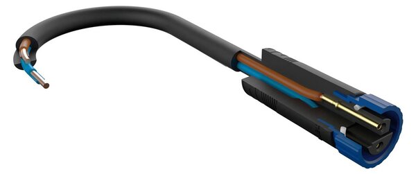 Paulmann Plug & Shine Barra luminosa da pavimento 93922 86 cm 93922, dimmerabile, Nero, Alluminio, Moderno