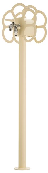 Fontana da Giardino con Rubinetto e Portatubo Integrato Belfer 42/SRF Avorio