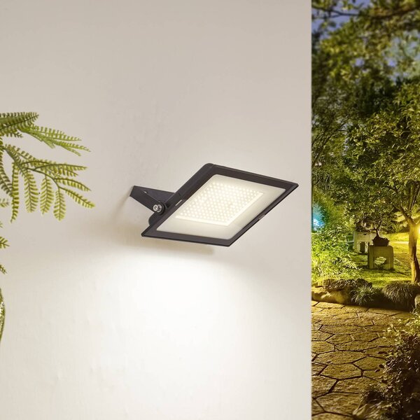 Applique da esterni a LED Maikel PRIOS, Nero, Alluminio, Moderno, Applique LED da esterni