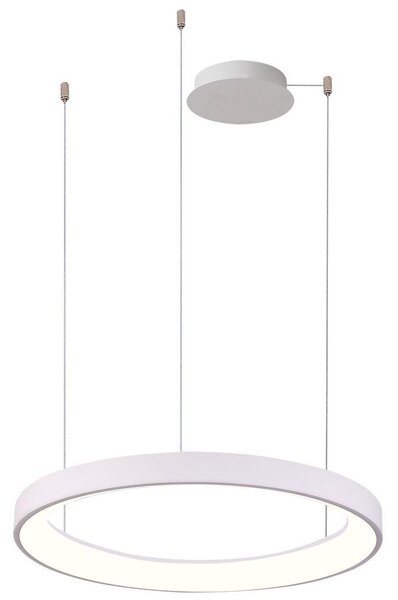 Azzardo AZ5021 -Lampadario a sospensione con filo LED dimmerabile AGNES LED/60W/230V diametro 78 cm bianco