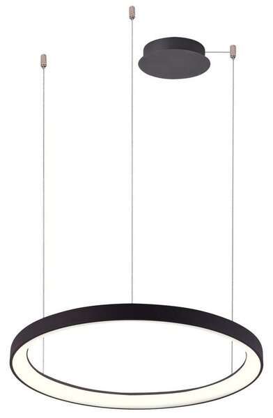 Azzardo AZ5022-Lampadario a sospensione con filo LED dimmerabile AGNES LED/60W/230V diametro 78 cm nero
