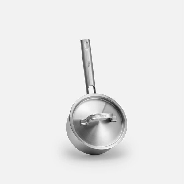Casseruola in acciaio inox con coperchio incluso 1,2 l Lucca 4.0 Standard – FABINI