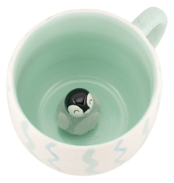 Tazza color menta 350 ml Surprise Penguin – Sass & Belle