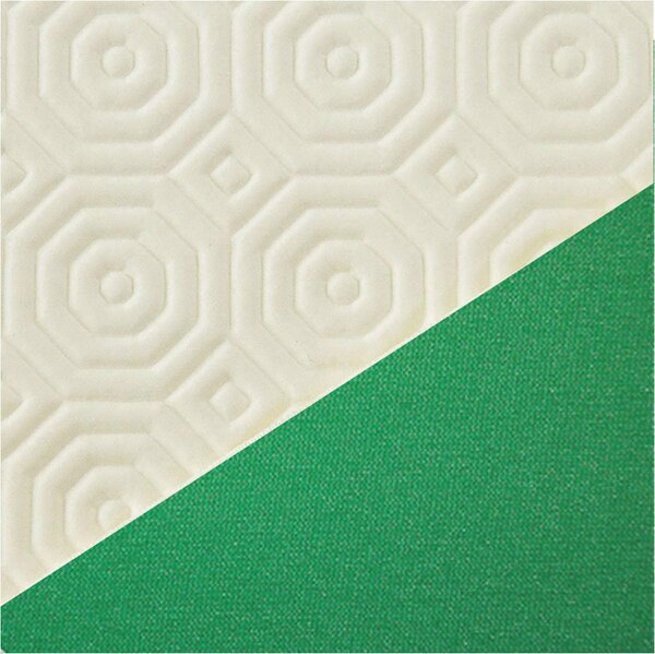 DecHome Mollettone Per Tavoli Bianco Verde - PRO VER H.140