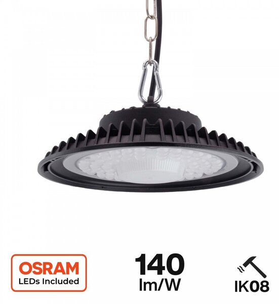 Campana LED 100W, 140lm/w, IP65, IK08 - OSRAM LED Colore Bianco Naturale 4.000K