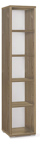 Libreria Modulare 5 Ripiani 39x182x41 cm Noce Stelvio