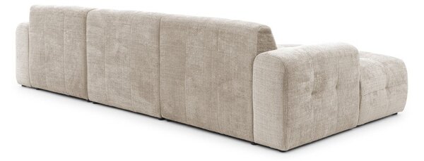 Divano angolare beige (a U/con chaise lounge) Melva – Ropez