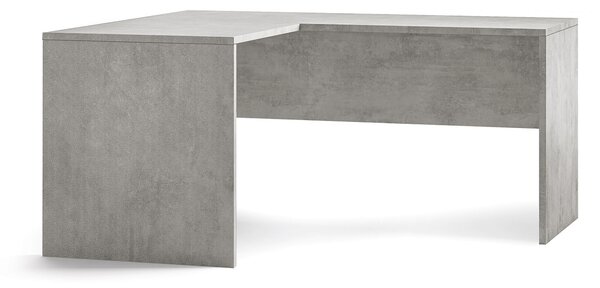 Scrivania da Ufficio Angolare Sinistra 160x76x150 cm Cemento