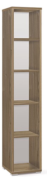 Libreria Modulare 5 Ripiani 39x199x41 cm Noce Stelvio