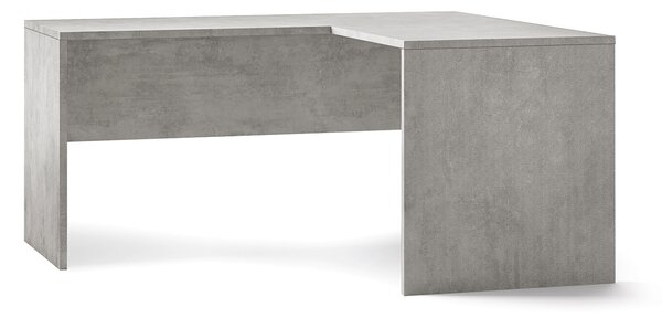 Scrivania da Ufficio Angolare Destra 160x76x150 cm Cemento