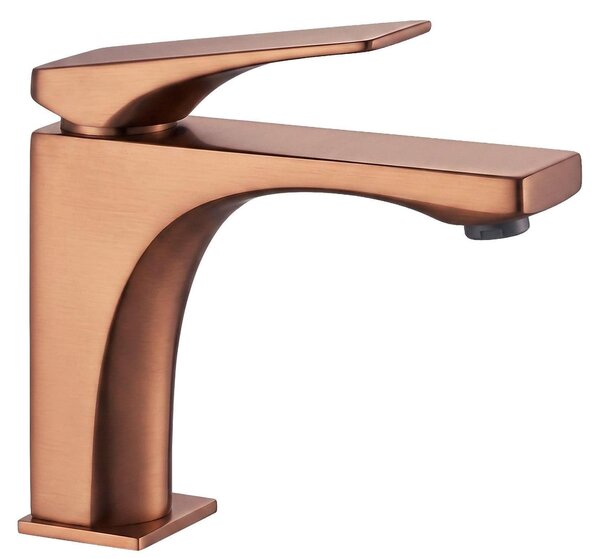 Rubinetto per lavabo di alta qualità, finitura in ottone spazzolato, modello Joe