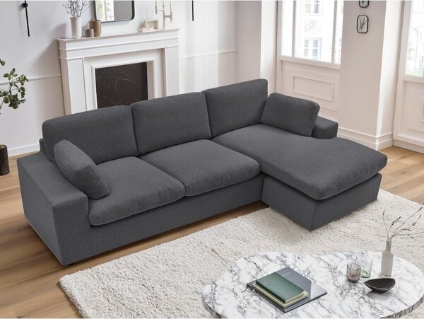 Divano angolare grigio scuro Belair – Bobochic Paris