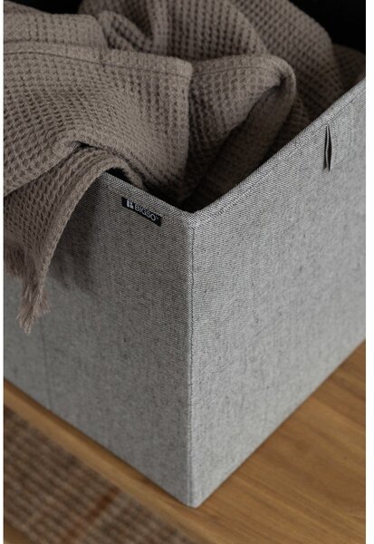 Scatola grigia in tessuto 32x31,5x31,5 cm Soft Storage Cube – Bigso