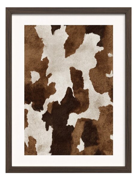 Dipinto stampato con cornice inclusa 30x40 cm Cowhide – Styler