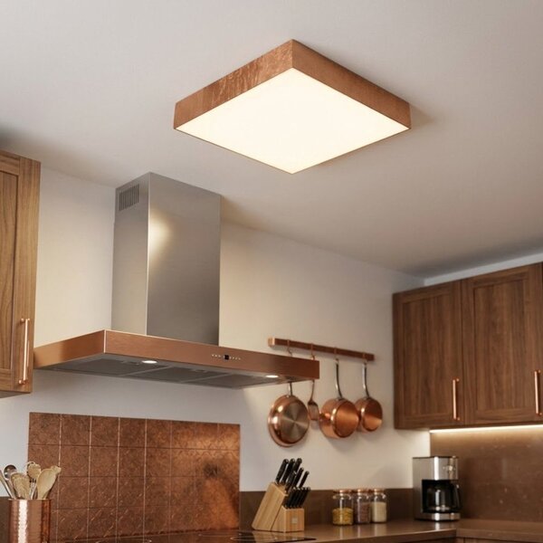 Plafoniera led promoingross box q50 cct 40x40 metallo metacrilato - Promoingross