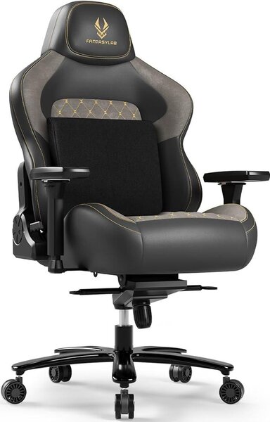 Sedia da gaming con capacità di carico fino a 200 kg. Sedia ergonomica da ufficio fino a 200 kg. Sedia da scrivania XXL con braccioli 4D. Sedia da gaming regolabile in altezza, ideale per giocatori e appassionati di e-sport