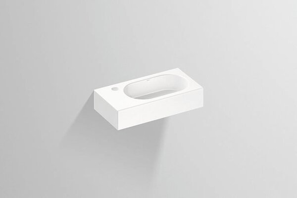 Lavabo Alape WT.XXS450H.R, rectangulaire L : 450mm H : 100mm P : 236mm, blanc, 4297000000, 4297000000