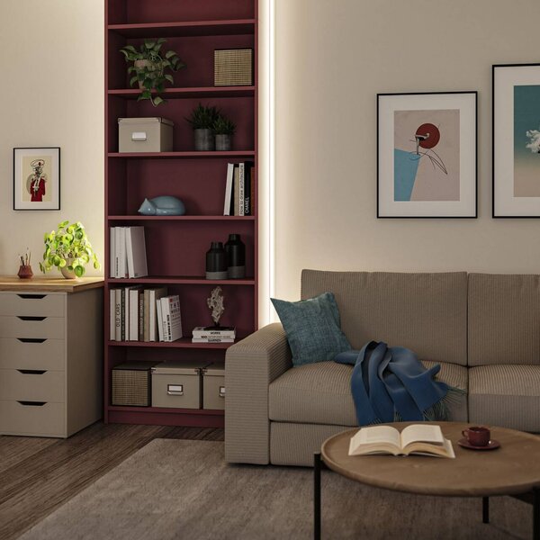 Paulmann SimpLED Delta striscia 3.000 K 3 m Delta, dimmerabile, Bianco / Opale, Soggiorno / Sala da pranzo, Plastica