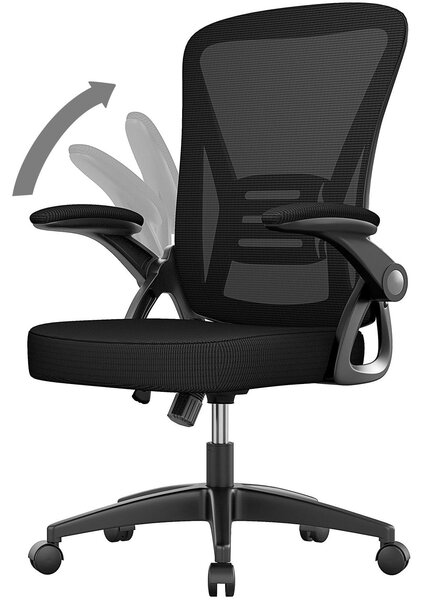 Sedia da ufficio ergonomica con supporto lombare e schienale a rete
