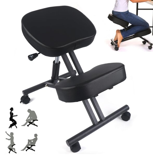 Sedia ergonomica per le ginocchia, con ruote, ideale per l'uso domestico e in ufficio