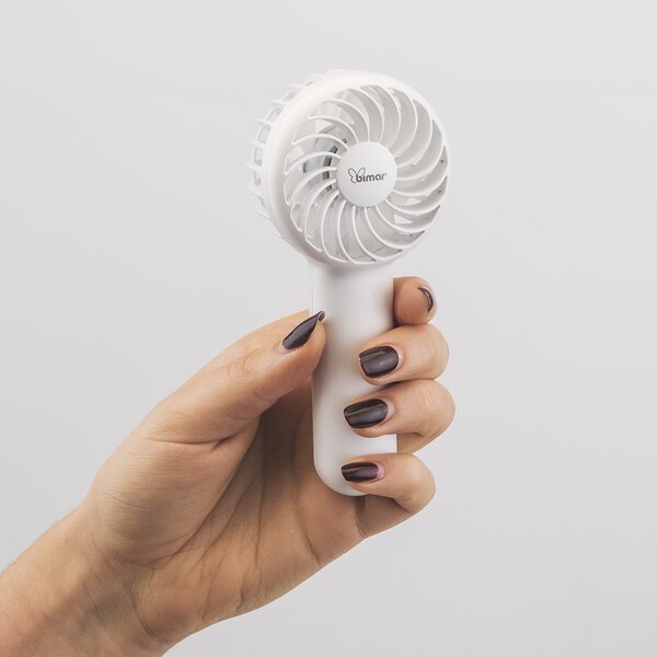 Bimar Mini Ventilatore Portatile a Batteria 3 Velocit Ricaricabile colore Bianco - VA50WHITE