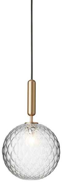 Lampada a sospensione Nuura Aps, Miira 1 Large, dimmerabile, Dorato / Ottone, Soggiorno, Vetro, Design