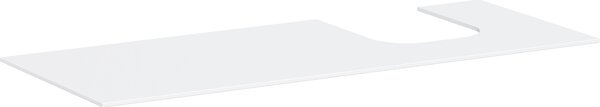 Hansgrohe Xevolos E Console, 1 découpe à droite, 1370x550mm, pour vasque à poser, 54206700, 54206700