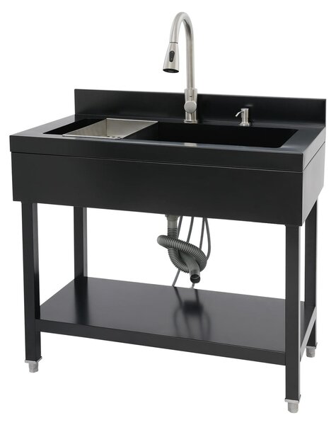 Lavello da cucina indipendente con miscelatore estraibile