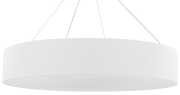 Lampada a sospensione moderna a LED lampadario Rotondo illuminazione sospesa metallo bianco Beliani