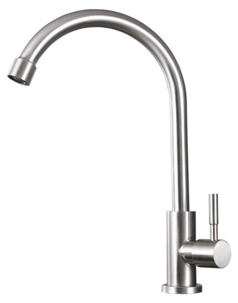 Rubinetto da cucina in acciaio inossidabile, elegante e con funzione girevole