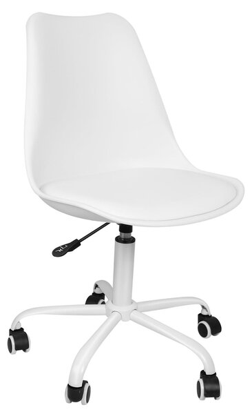 Sedia da ufficio ergonomica, regolabile e con ruote