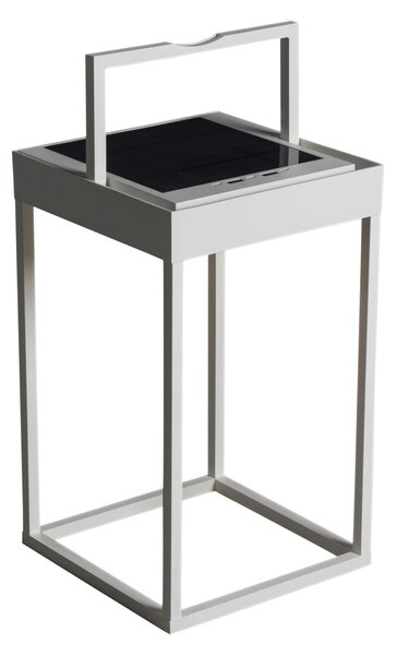 Konstsmide | Lanterna solare/USB Portofino | Alluminio laccato bianco | 7815-250