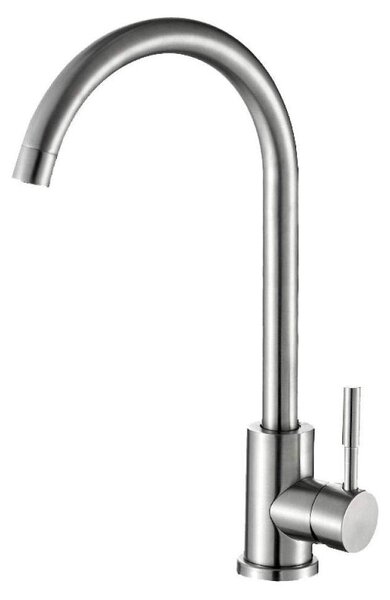 Rubinetto da cucina in acciaio inossidabile estraibile, per acqua calda e fredda