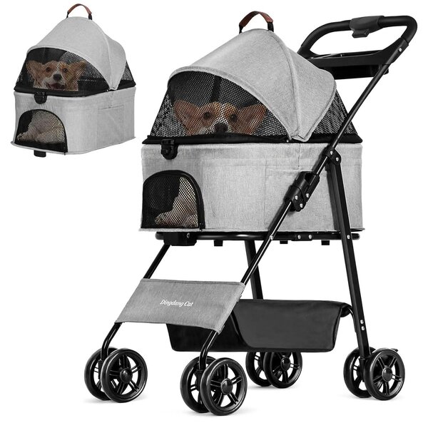 Carrito portatile per cani e gatti