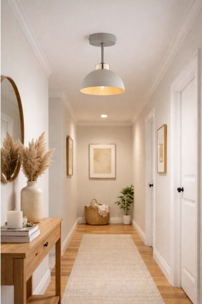 Brilagi - Plafoniera MOON 1xE27/60W/230V beige/oro