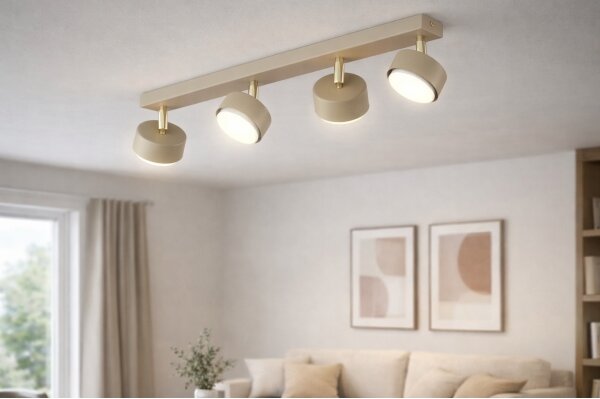 Brilagi - Faretto LED MONO 4xGX53/12W/230V beige