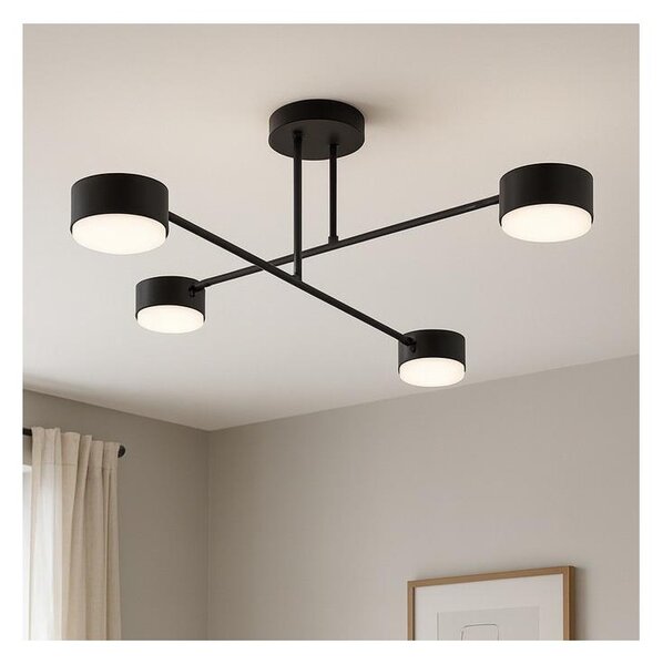 Brilagi - Plafoniera LED MONO 4xGX53/12W/230V nera