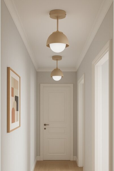Brilagi - Plafoniera COSMO 1xE27/60W/230V beige/dorata