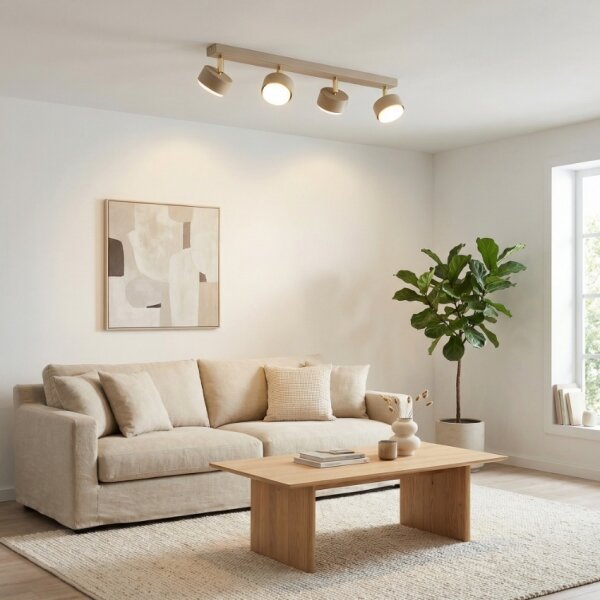 Brilagi - Faretto LED MONO 4xGX53/12W/230V beige
