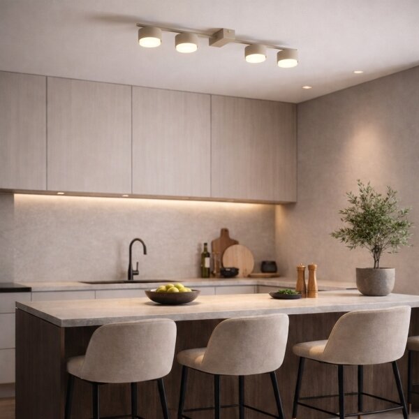 Brilagi - Faretto LED MONO 4xGX53/12W/230V beige