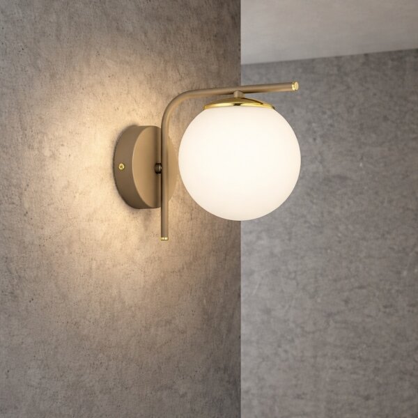 Brilagi - Lampada da parete MILO ECRU 1xE27/60W/230V beige/oro