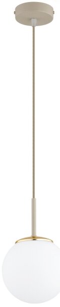 Brilagi - Lampadario a sospensione con cavo MILO ECRU 1xE27/60W/230V beige/oro