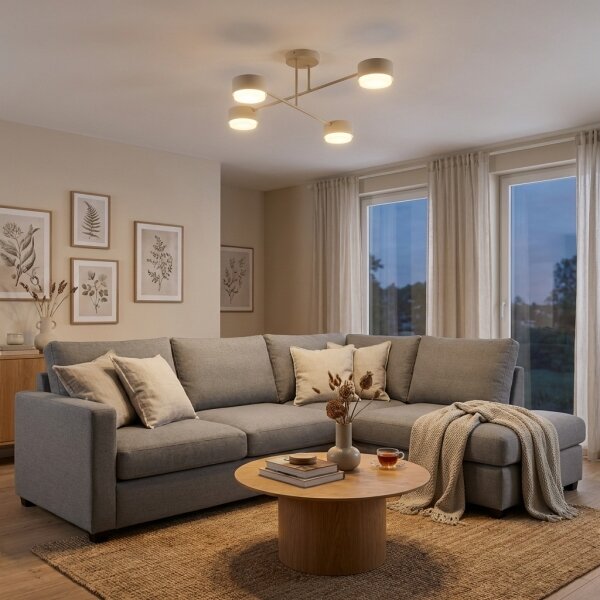 Brilagi - Plafoniera LED MONO 4xGX53/12W/230V beige