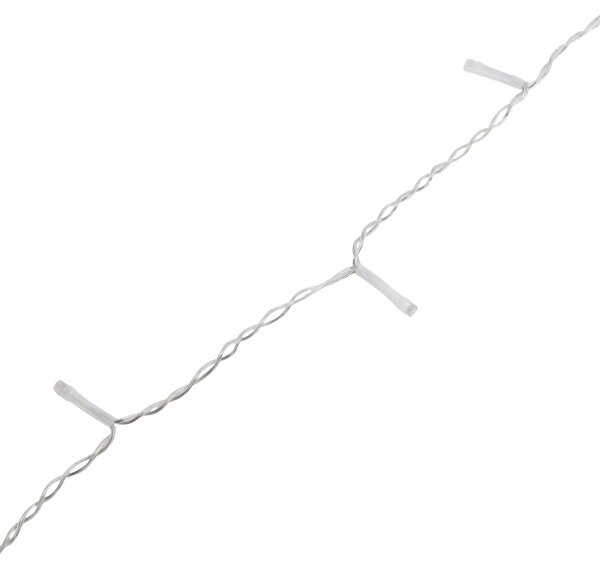 Aigostar - Catena luminosa natalizia LED da esterno 300xLED/8 funzioni 3xAA 18x06m IP44 bianco caldo