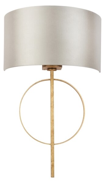 Endon 95210 - Lampada da parete 1xE27/10W/230V grigio/ottone