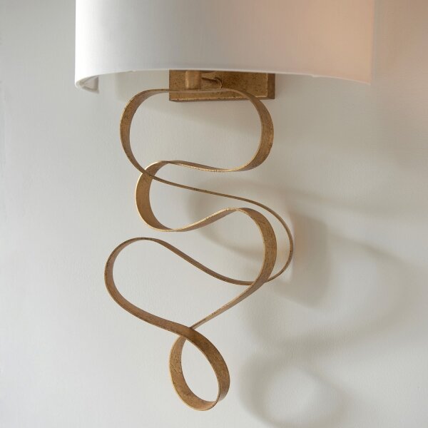 Endon 82070 - Lampada da parete 1xE27/10W/230V bianca/ottone