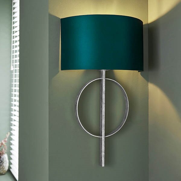 Endon 95222 - Lampada da parete 1xE27/10W/230V blu/grigio