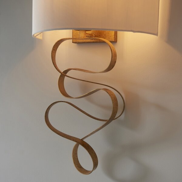 Endon 82070 - Lampada da parete 1xE27/10W/230V bianca/ottone