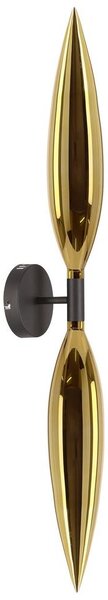 Applique NORDIC 2xG9/5W/230V nero/oro
