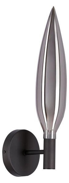 Applique NORDIC 1xG9/5W/230V nero/grigio fumé